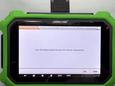 Use OBDSTAR VW4-AKL Cable to read IMMO data for VW IV NEC+24C32 and NEC+24C64 dashboard